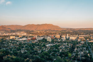 View of downtown Riverside, from Mount Rubidoux in Riverside, California